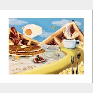 Breakfast Landscape Posters and Art